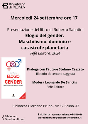 ELOGIO del GENDER alla Giordano Bruno